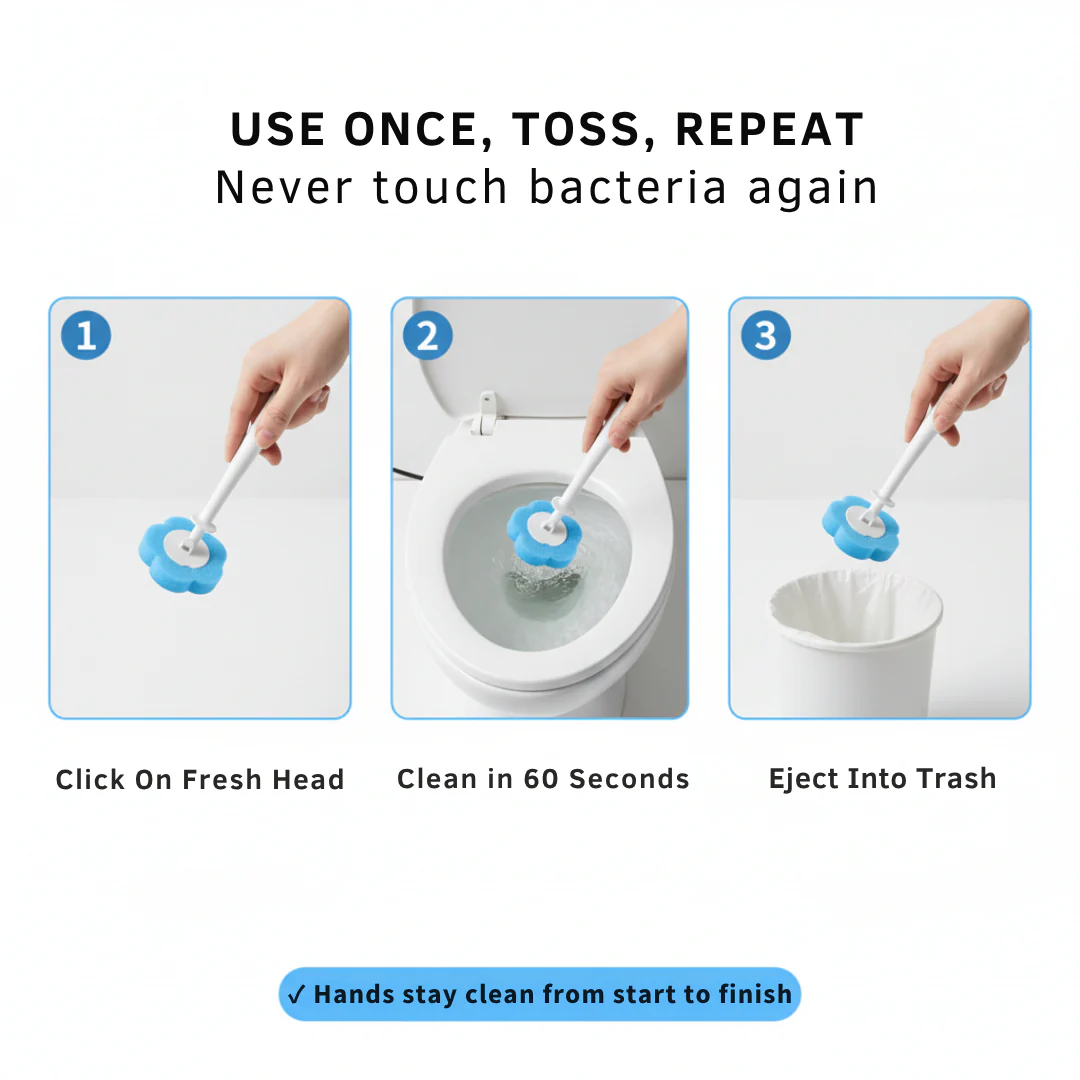 Toilet scrub ™ Disposable Toilet Brush